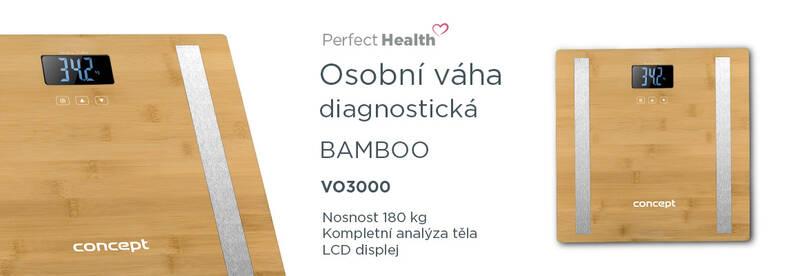Osobní váha Concept Perfect Health VO3000 BAMBOO 